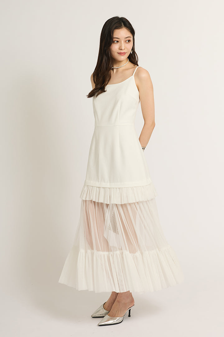 シアーフリルワンピース