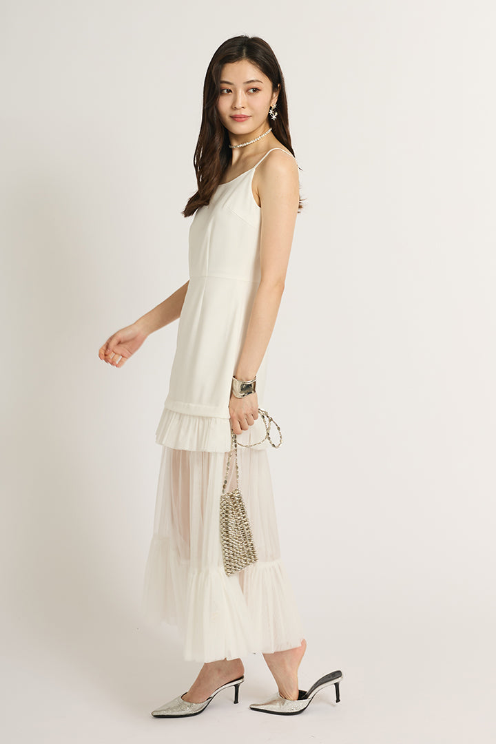 シアーフリルワンピース