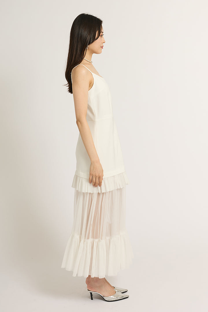 シアーフリルワンピース