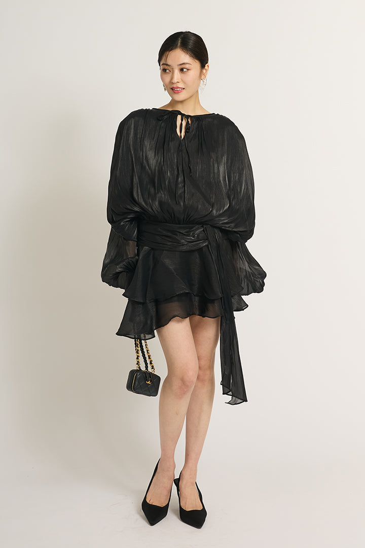 ラッフルミニドレス