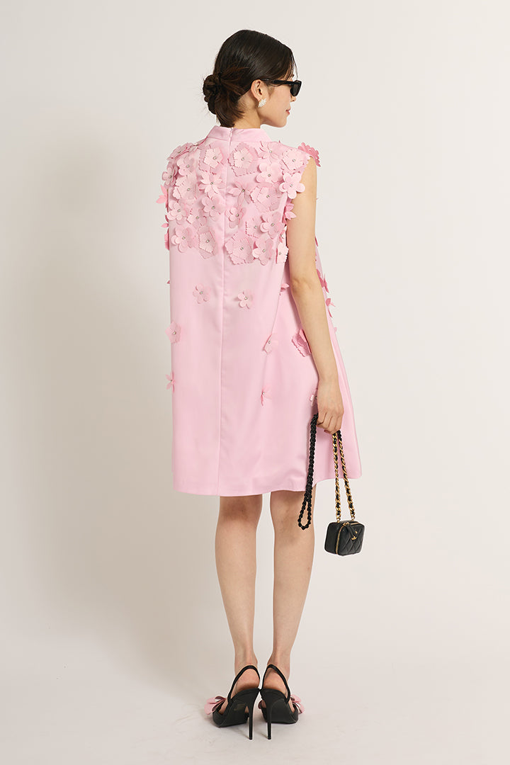 フラワービジュミニドレス