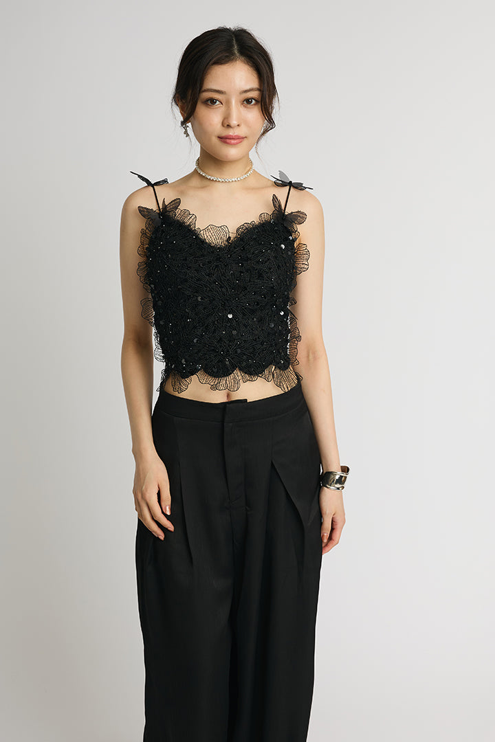 バタフライレースキャミソール